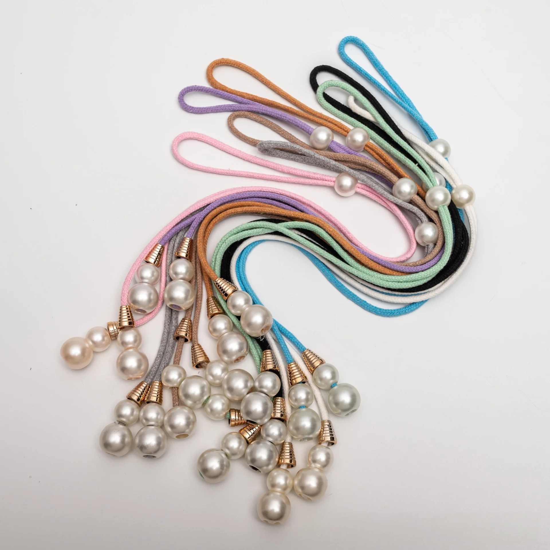 Minimalist Pearl Curtain Tiebacks, No Drill No Installation Adjustable Window Curtain Accessories