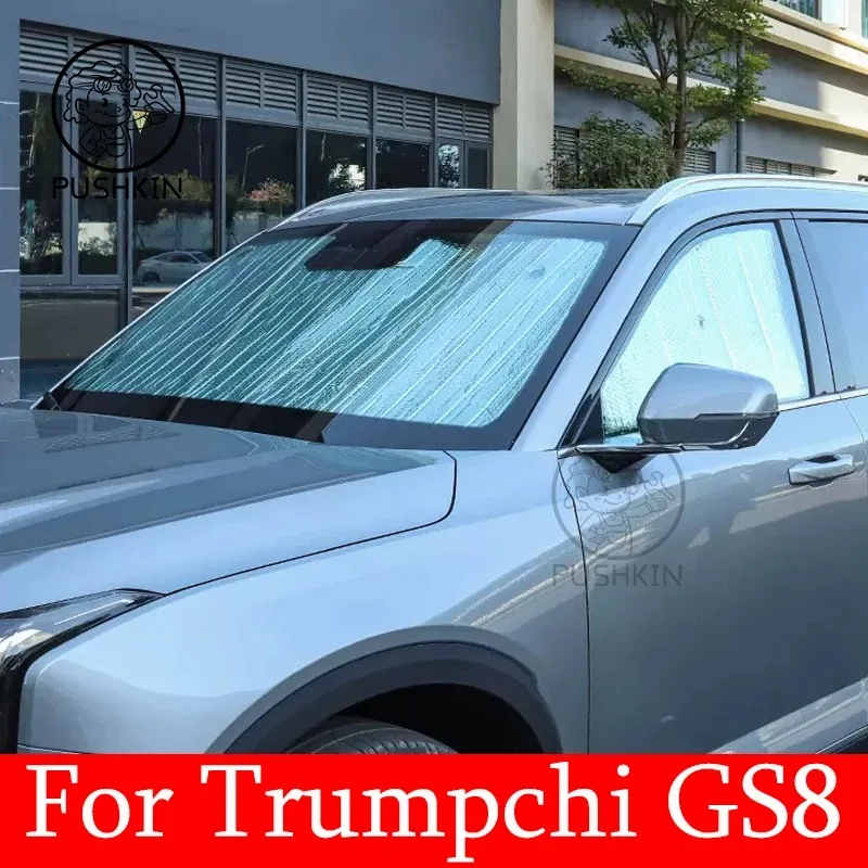 

Автомобильный солнцезащитный козырек для Trumpchi GAC GS8 2024 2023, защита от УФ-лучей, солнцезащитный козырек, чехол для лобового стекла, защита, аксессуары для конфиденциальности