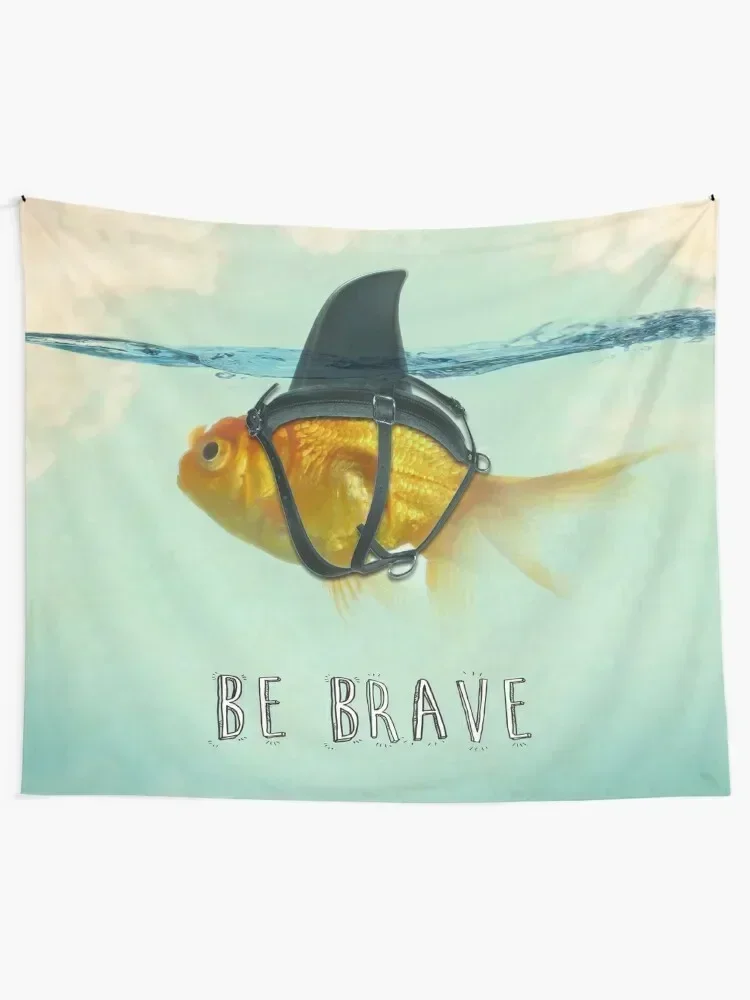 Be Brave - Brilliant Disguise Tapestry Decorative Wall Room Decorator Room Decorating Aesthetic Decoration Home Tapestry