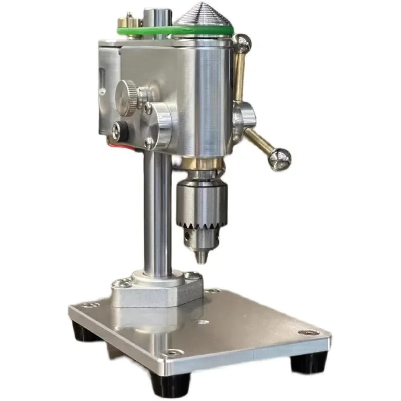 2026 Upgraded Mini Drill Press AC Global Voltage Adjustable Speed Desktop Drilling Device Professional Watch Repair Power