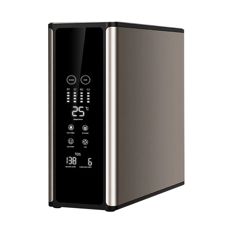 600 800 GPD TDS Display Water Purifier Reverse Osmosis Membrane Smart Household Water Filtration System