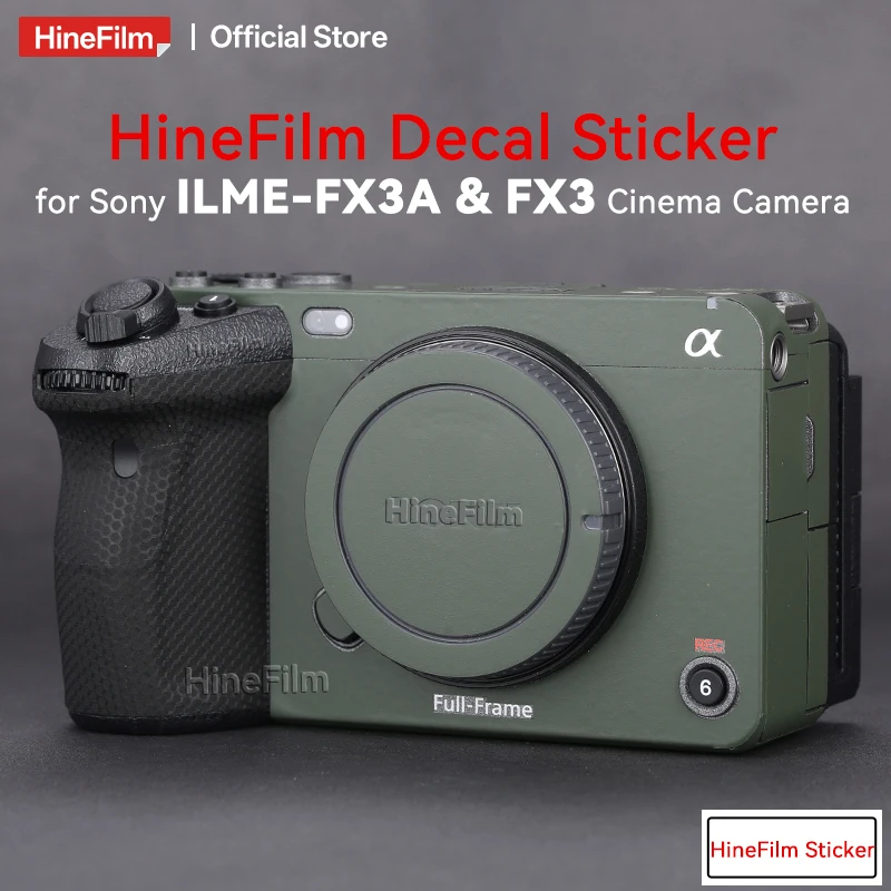 

Hinefilm Skin for Sony ILME-FX3A Camera Sticker FX3A Protective Film for Sony ILME-FX3 Camera Skin FX3 Decal Skin Wrap Cover