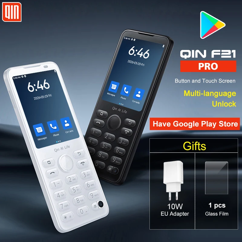 New Qin F21 Pro Smart Touch Screen Phone Wifi +2.8 Inch 3GB + 32GB / 4GB 64GB Bluetooth 5.0 480*640 Global Verison Phone