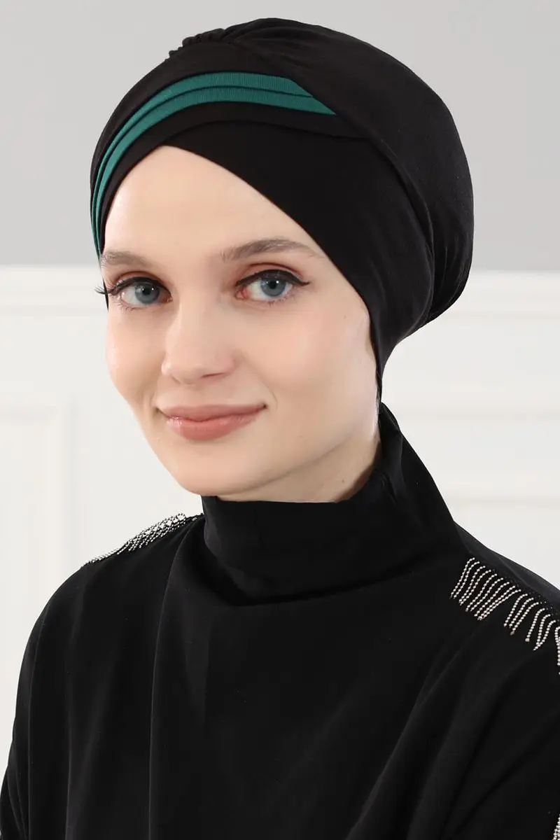 Cor dobro penteado osso preto