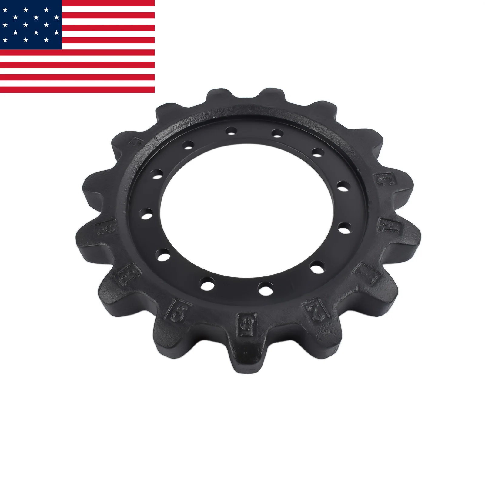 AP03 For CAT 259B3 239D 249D 259D Track Sprocket,12 Bolt Hole,15 Teeth #304-1870