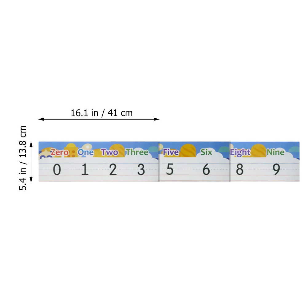 

1 set 1 Set Alphabet Number Bulletin Board 0-9 Numbers 26 English Letters Wall Decor For Classroom Adhesive Design Teaching Aid
