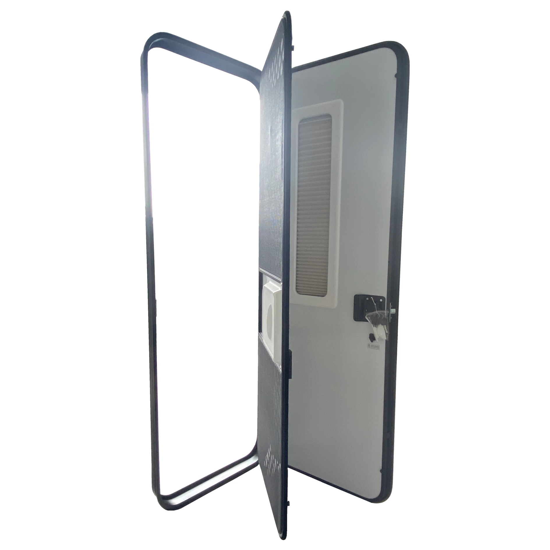 2025 المبيعات الساخنة باب دخول مقطورة قافلة RV مع شاشة وقفل |   الزجاج المقسى |   الأختام المطاطية