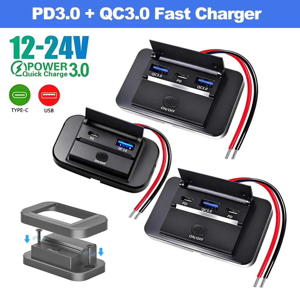 12V Pd Usb C Outlet…