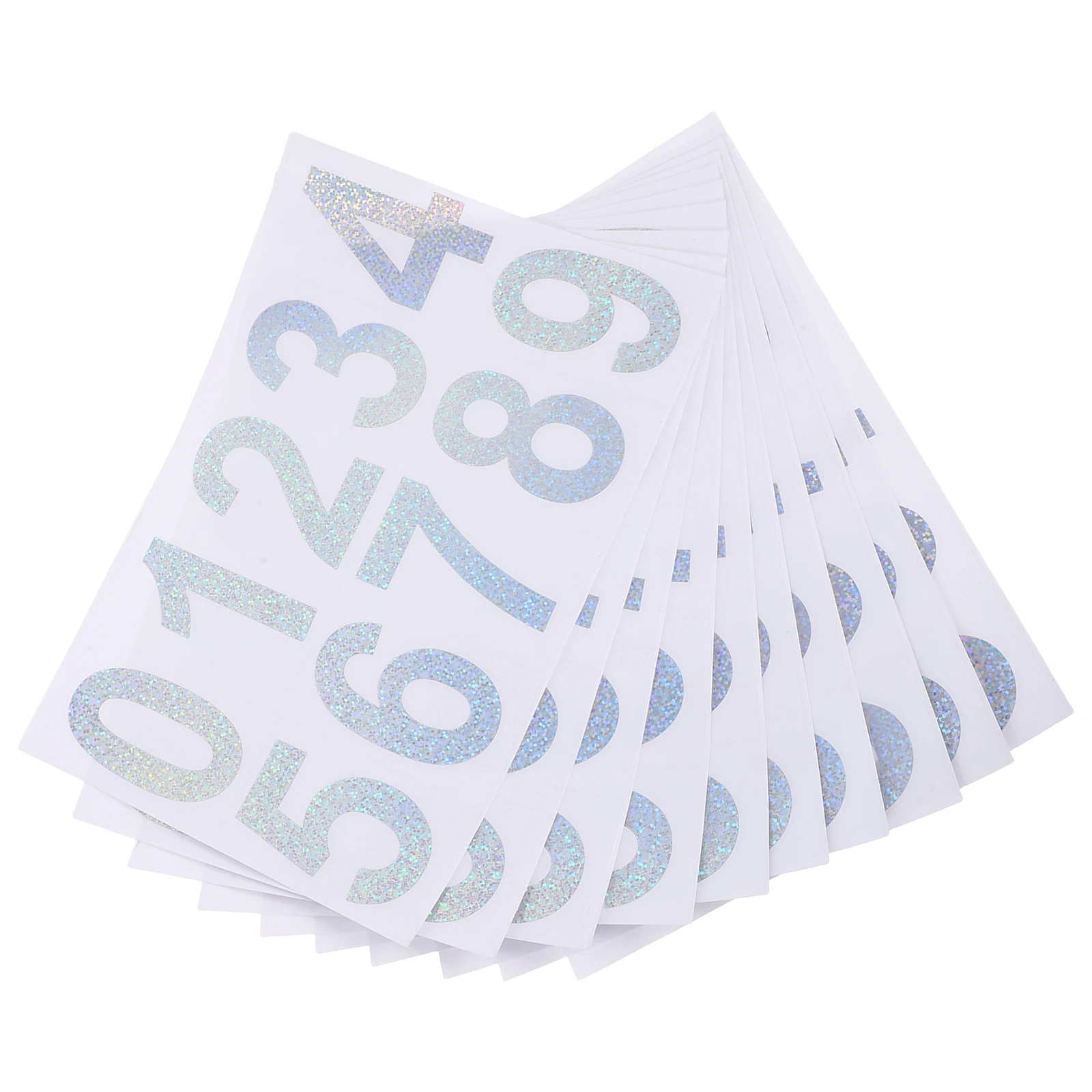 

10 Sets Garage Number Sign Mailbox Numbers for outside Decals Adhesive Bins Electronic Dustbin Stickers