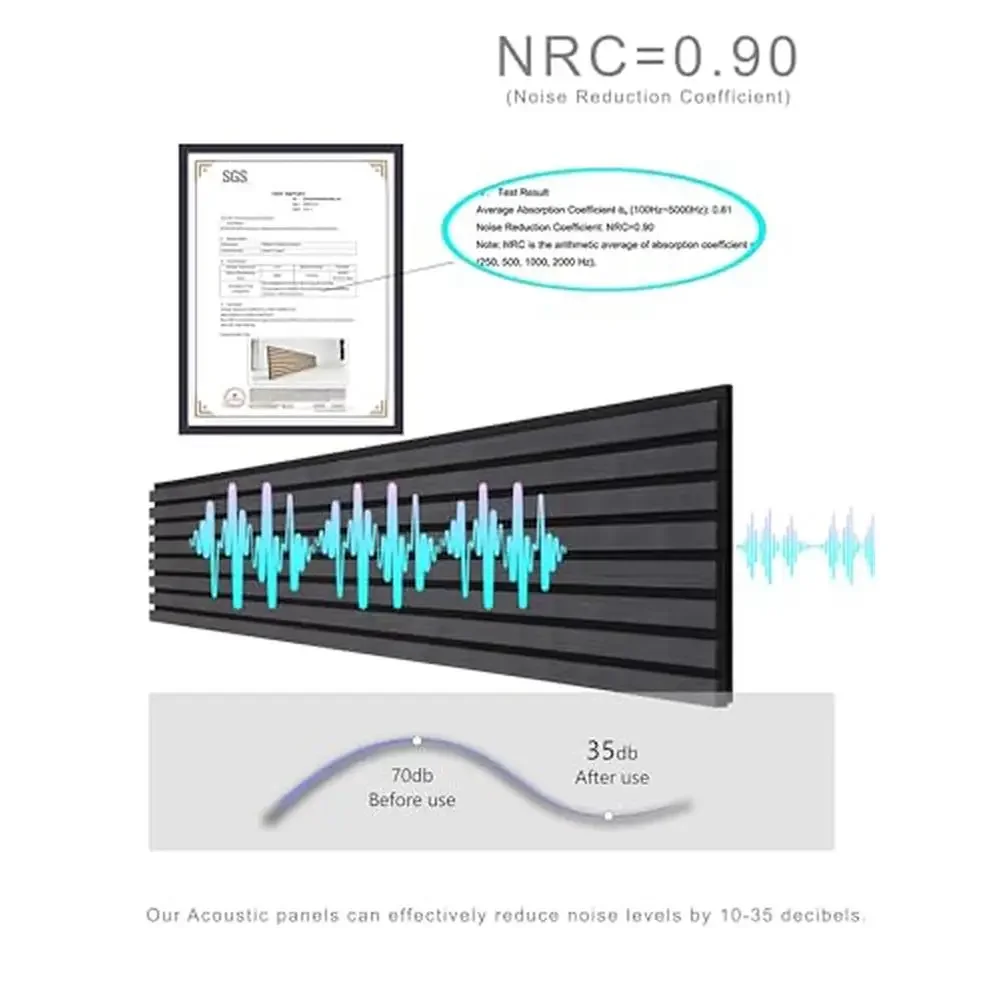 Настенные панели из деревянного шпона, акустический декор для внутреннего потолка, 3D звукопоглощение, современный дизайн, простая установка, 2 панели/коробка, уменьшение