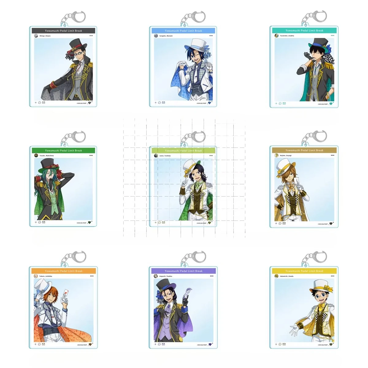 

Игра Onoda Sakamichi Aoyagi Hajime Makishima Yusuke Teshima Junta брелок кукла аниме акриловый брелок кулон для подарка