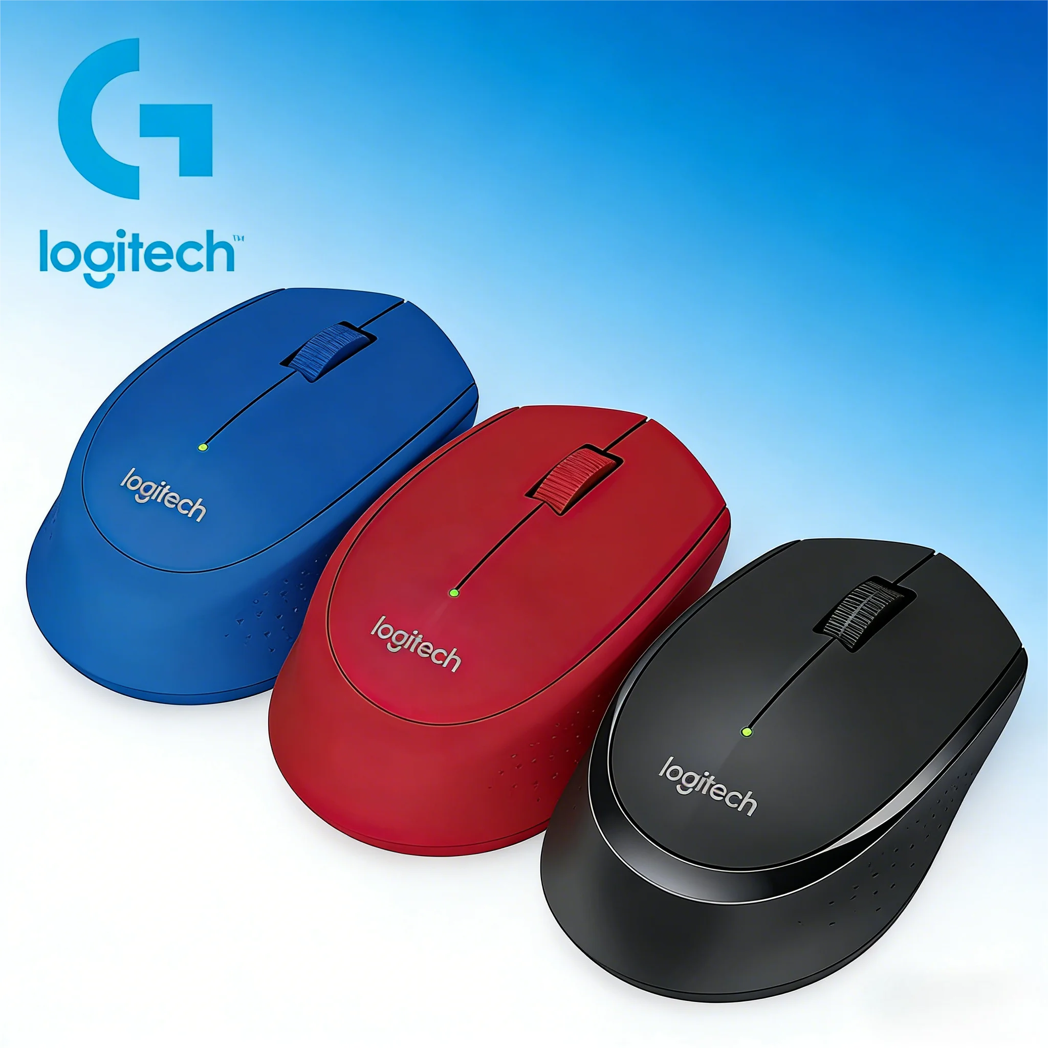 

Logitech M280 | Colorful Wireless, Ergonomic USB Mouse