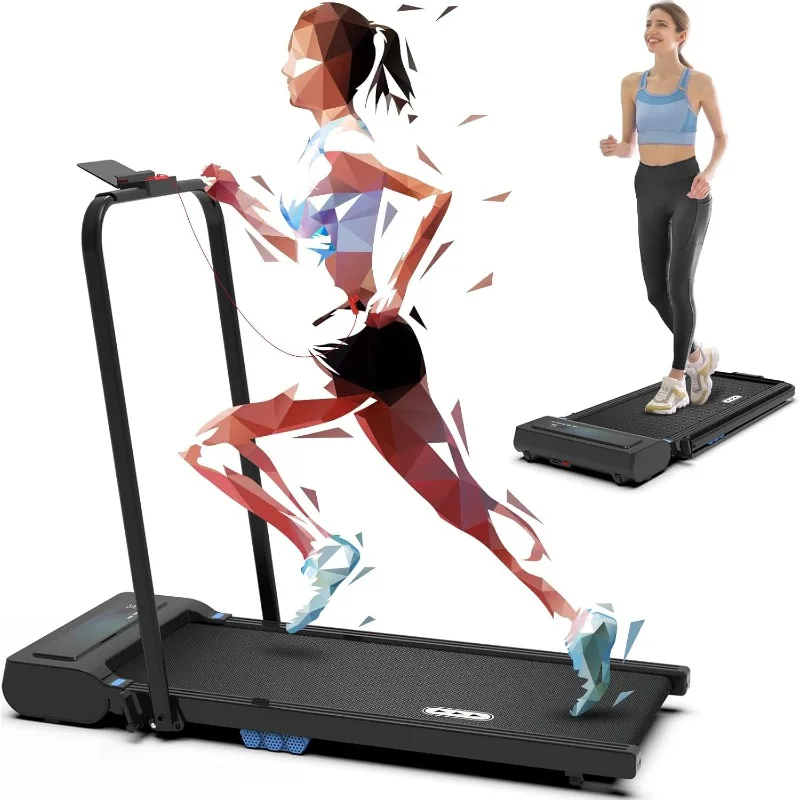 

CIIHI Walking Pad Under Desk Treadmill- 2 in 1 Folding Treadmill with 0.6-7.6 Mph - Portable Foldable Treadmill for Home Office
