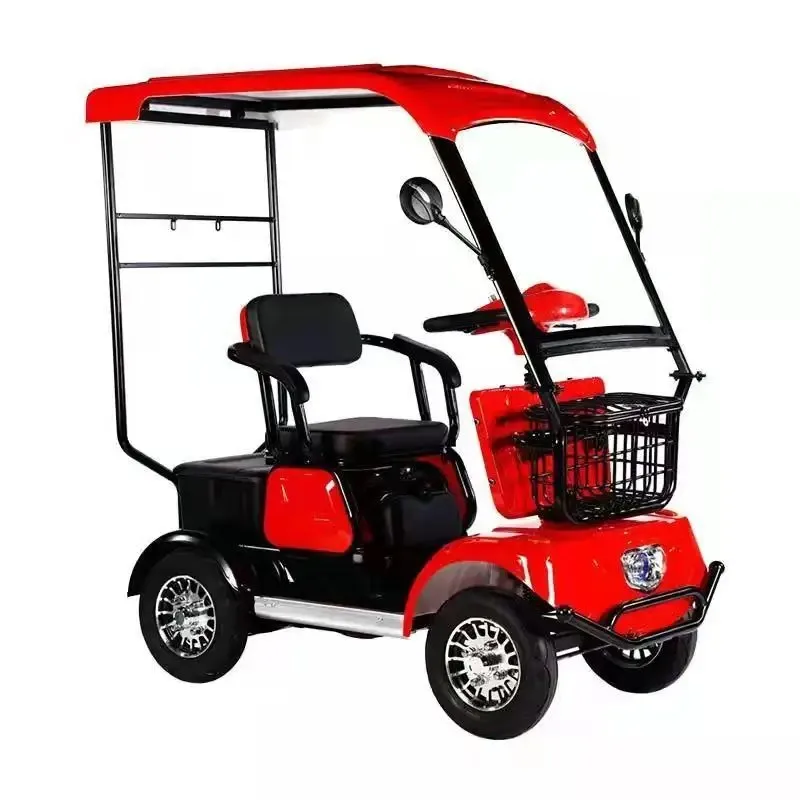 800W 60V Customizable Adult Four Wheel Electric Four Wheeler Leisure Four-wheeled Car With Cabin OEM