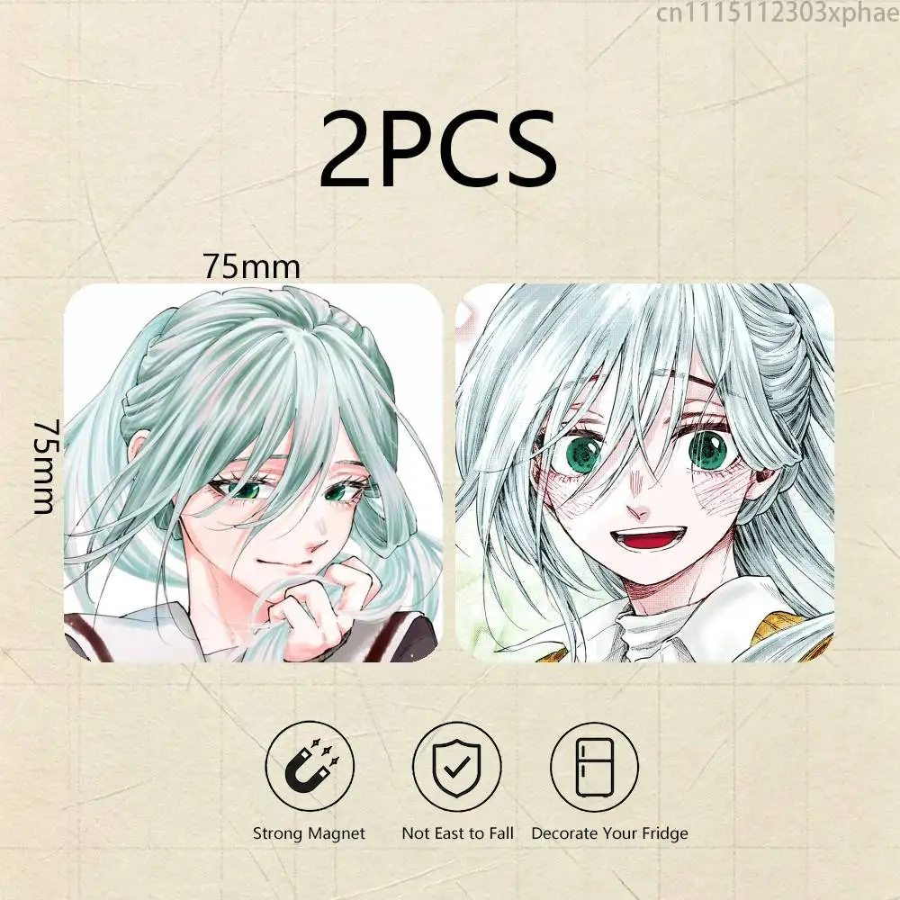 Subaru Hoshina K-Kaoru Hana Saku 2-Pack Set Refrigerator Magnets, Soft Magnetic Heat Transfer Refrigerator Magnets Gift