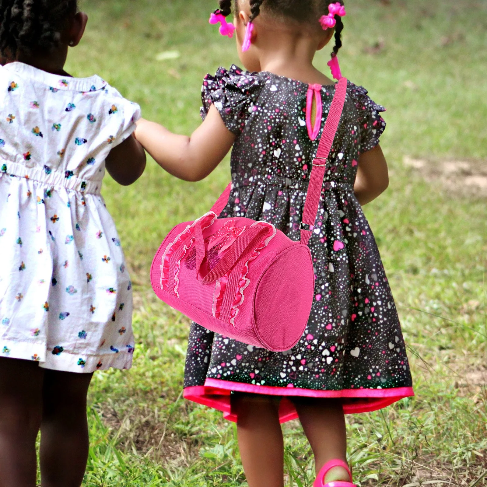 Bolsa de baile de Ballet ligera, bolso espacioso de Estilo Princesa para zapatos de baile, práctica de Ballet, bolsas de bailarina escolar para