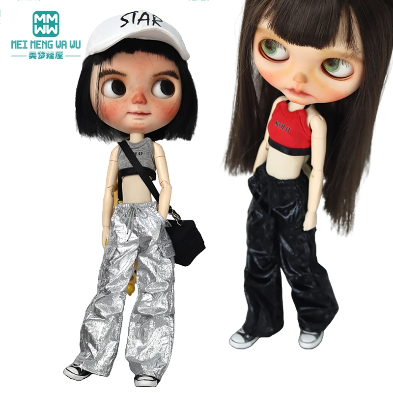 Fits 30cm Blyth Azone OB22 OB24 Doll Accessories Fashion camisole T-shirts slacks