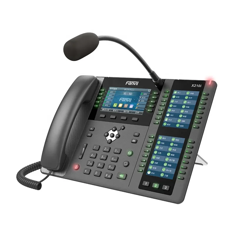 

Fanvil X210i High-end Enterprise IP Phone 20 SIP lines POE Supports High Quality