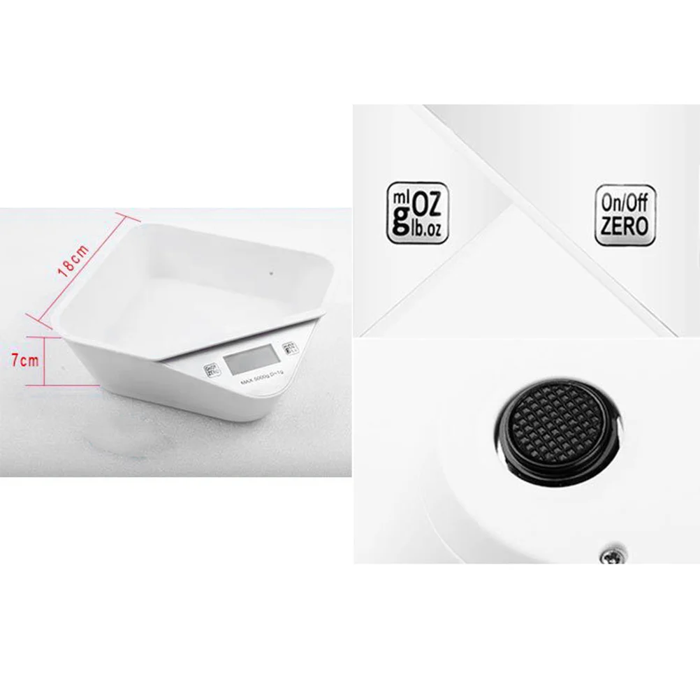 

Digital Kitchen Scale 5000G Accurate Sensor Instant Result Portable Electronic Scale Food Measurement Cooking Tool