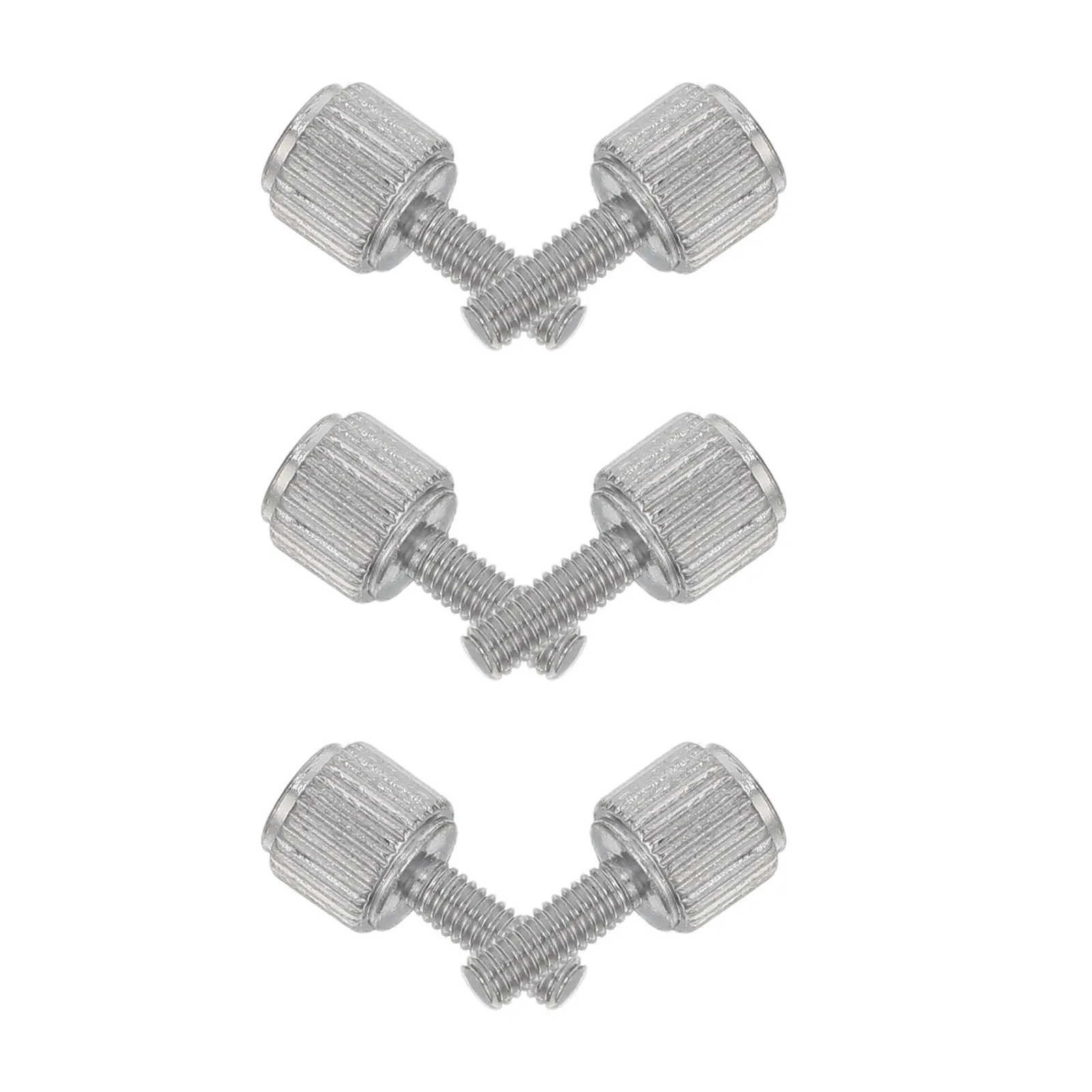 6Pcs Caliper Locking Screw Set M2.5 X 8Mm Knurled Head Thumb Nuts Repair Parts for Dial Caliper Measuring Tools
