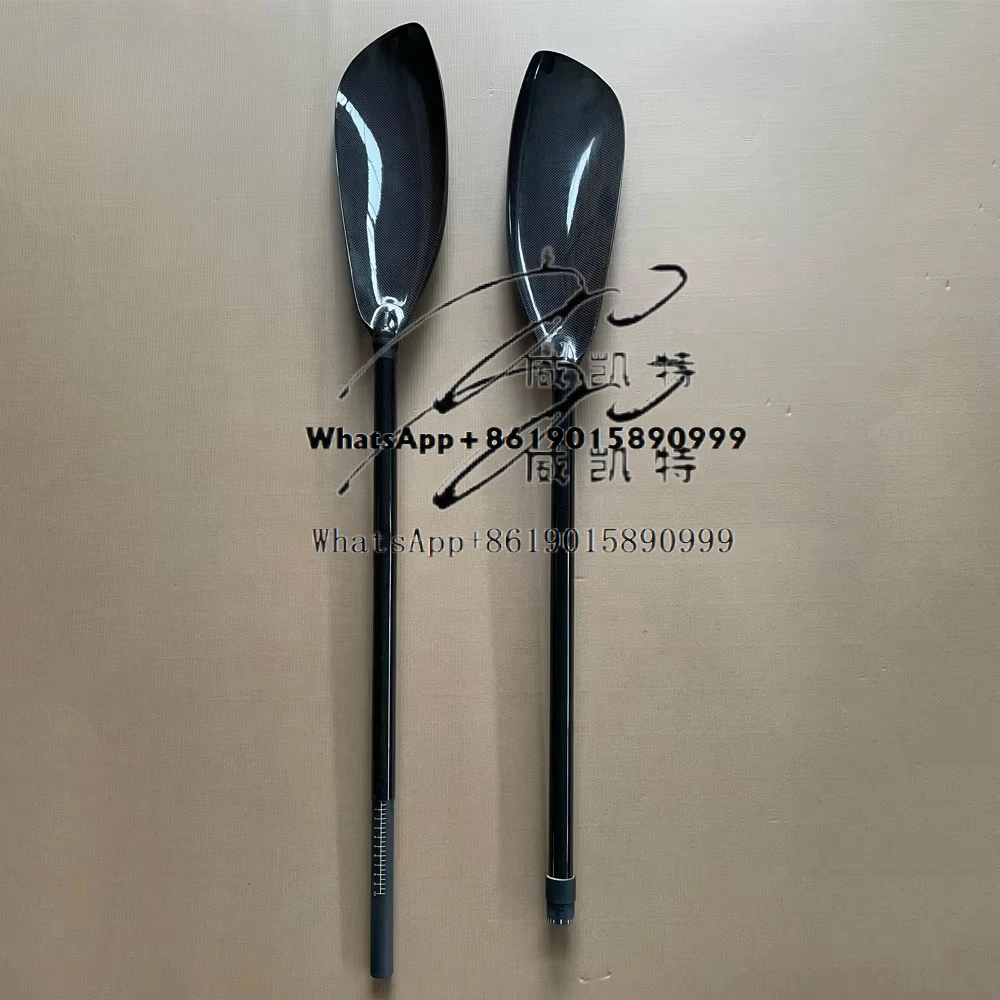 

2 Piece Carbon Fiber Kayak Paddle With Wing Blade