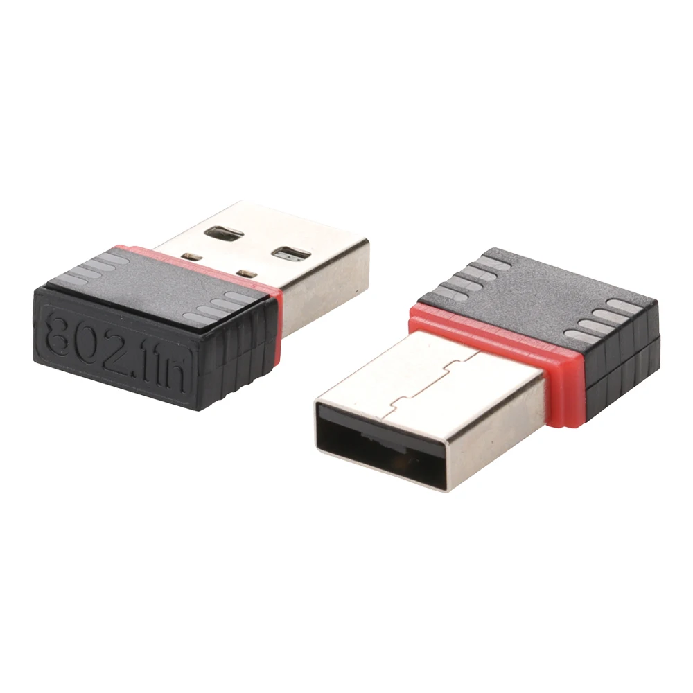 Mini tarjeta de red USB de 150Mbps, adaptador Wifi inalámbrico de 2,4G, WLAN, IEEE802.11n, USB 2,0, para tableta, PC, TV Box