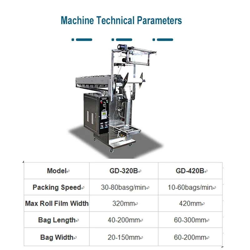 Nitrogen Flushing Cassava Chips Puffed Corn Pork Rinds Packing Machine Potato Crisps Packaging Machine