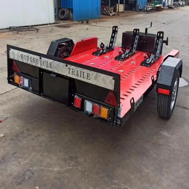 Remote Control Hydraulic Lifting Utility Camper Motorcycle ATV Trailer view 4