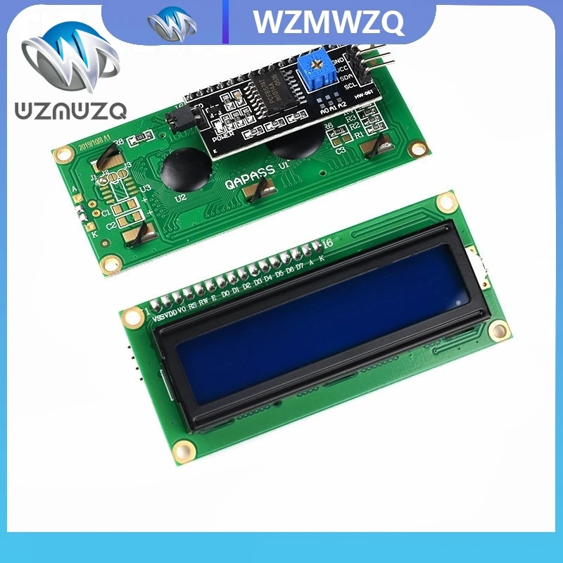 LCD1602 LCD 1602 2004 12864 module Blue Green screen 16x2 20X4 Character LCD Display Module HD44780 Controller blue black light