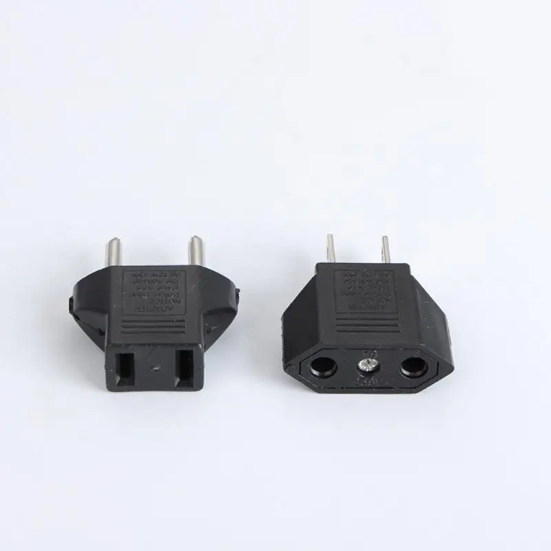 EU Plug Adapter Socket US To EU Plug Power Adaptor Converter Travel Adapter Sockets Charger Outlet