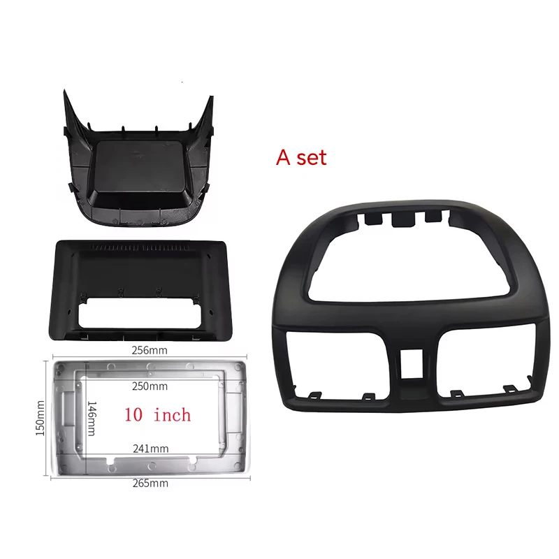 Picture 3: Car Fascia Panel For Nissan Sentra Almera 2000-2006 Pocket Base Audio Radio Dash Kit Facia Console Bezel Adapter Plate Parts