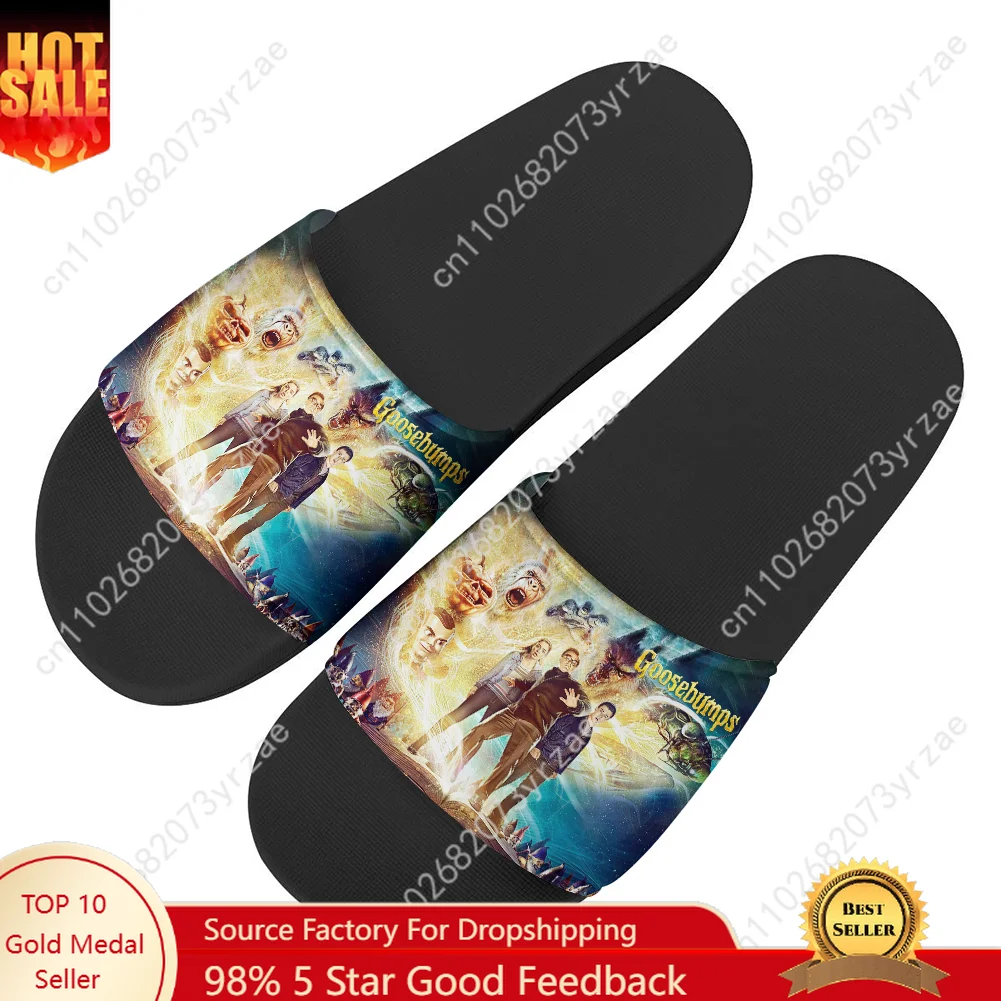 

Goosebumps Flip Flops Home Slipper Mens Womens Teenager Family Slippers Fashion Bathroom Pool Casual Sandals Custom Made Shoes