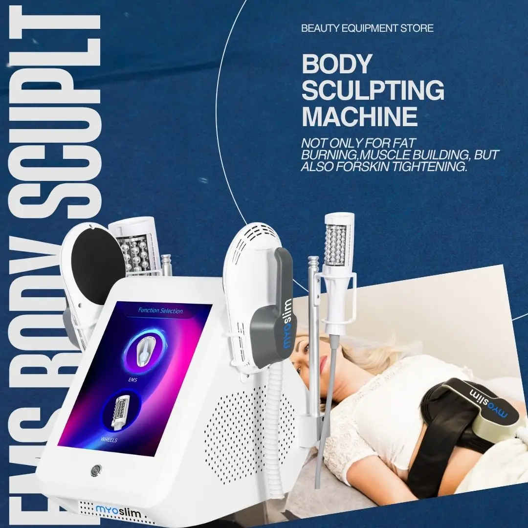 

EMS MYOslim 6500W 200HZ Roller Machine Shaping Therapy Electromagnetic Slimming Shaping Stimulation Muscle Weight Loss