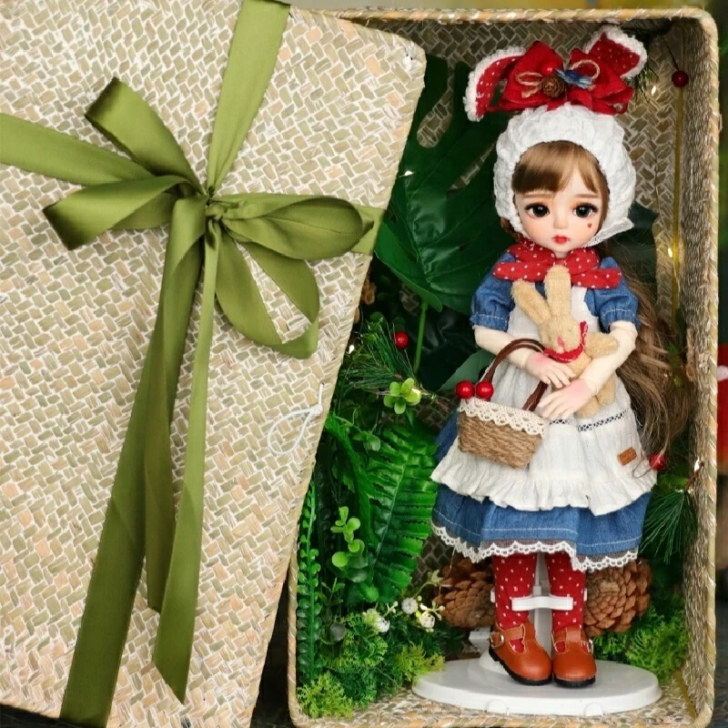 Oryginalna BJD Doris 30cm/6mm Księżniczka Symulacja SD Lalka Zabawka Figurka Akcji Zestaw do Makijażu Personalizowana Dziewczyna Prezent Prezent na Boże Narodzenie