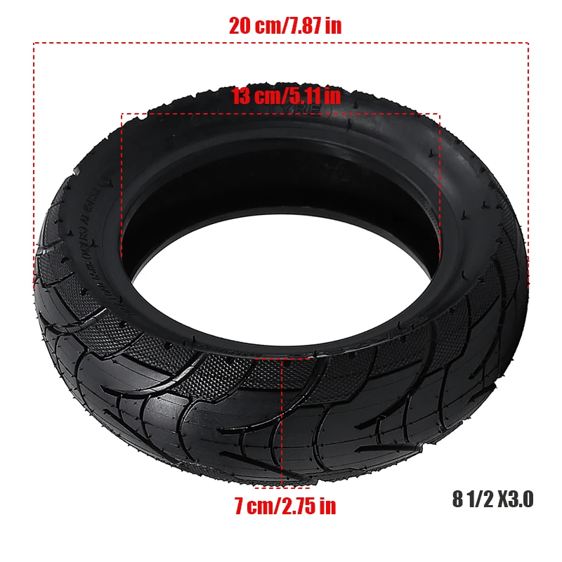 8 1/2x3.0 Tire HOTA Inner Outer Tyre for Kugoo Kirin G2 Vsett Zero 8 9+ Inokim Light Series Electric Scooter