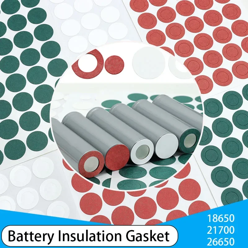 

Battery Insulation Gasket 18650 21700 26650 Battery Pack Cell Li-ion Pack Cell Barley Adhesive Paper Electrode Insulated Pads