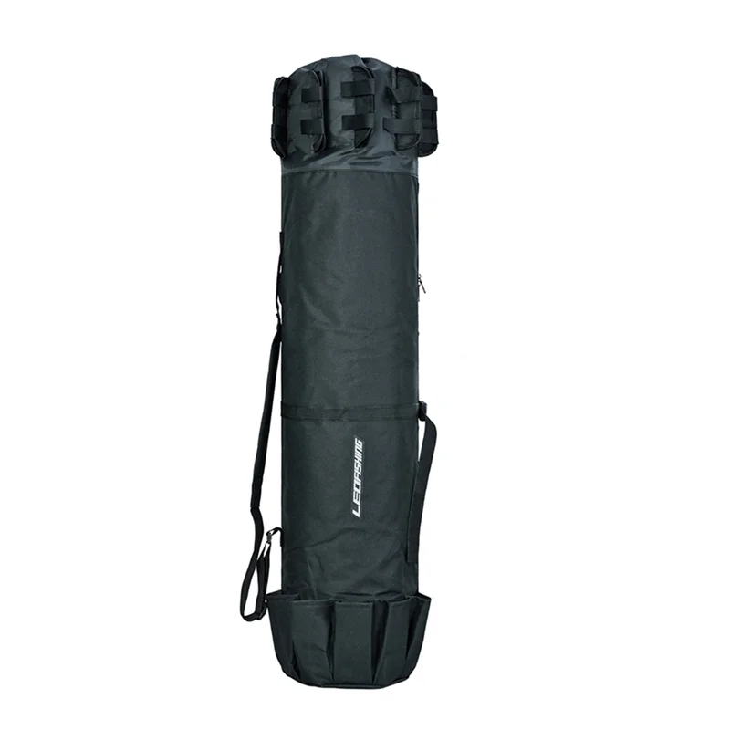 

A29Z-LEO 5 Fishing Rods Bag Shoulder Carrying Fishing Rod Holder Bag Tackle Storage Bag Outdoor Carp Fishing Accessories