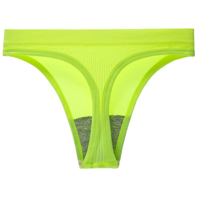 Thong, Oversized, Slim, Sports Fitness Underwear, Low Waisted, Sexy Women's Buttocks Lifting, Pure Cotton, And Cropped T-Shirt image 5