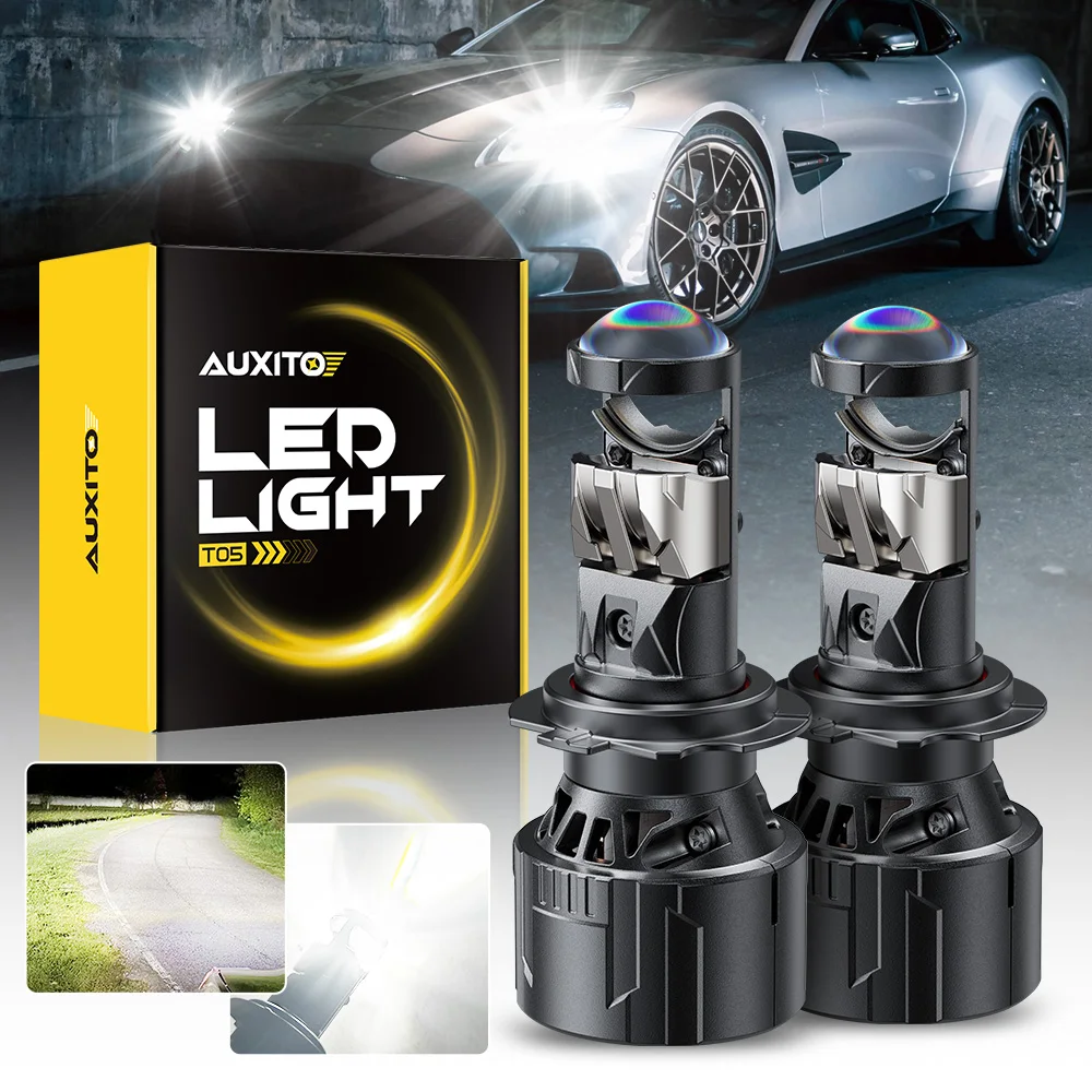 

AUXITO 25000LM H7 Светодиодная лампа для проектора с линзой Canbus 90 Вт Высокая мощность H7 Светодиодный светильник с левым и правым рулем и вентилятором без ошибок