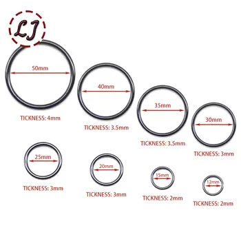 20/包 20mm/25mm/30mm 黑色 青銅色 金色 銀色 圓形 O 型環 連接合金金屬鞋包皮帶扣 DIY 配件 8 最佳銷售 25毫米扣 - №6