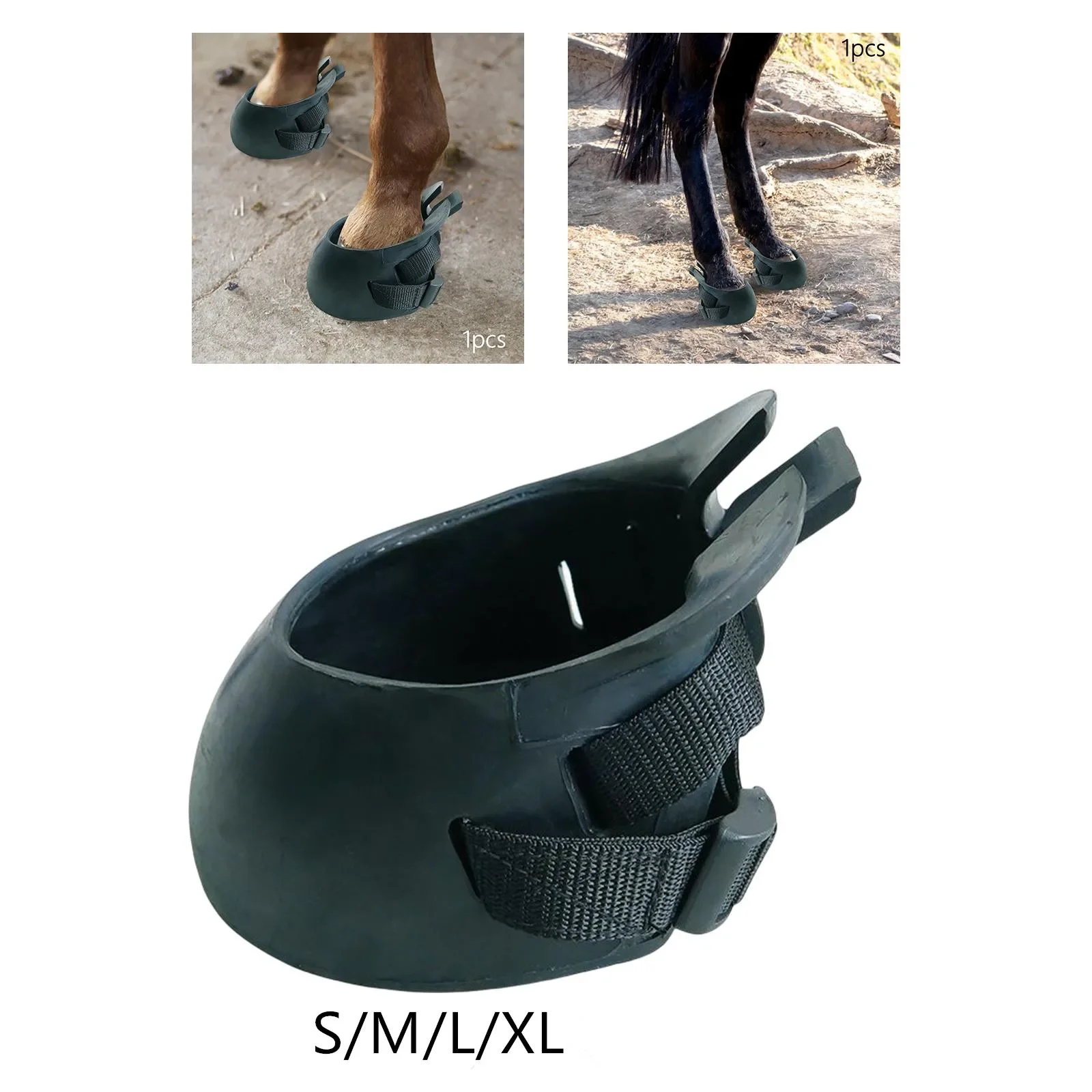 

Horse Hoof Boots Equine Hoof Protector Equestrian Equipment Outdoor Durable Horses Protection for Training Riding Parts