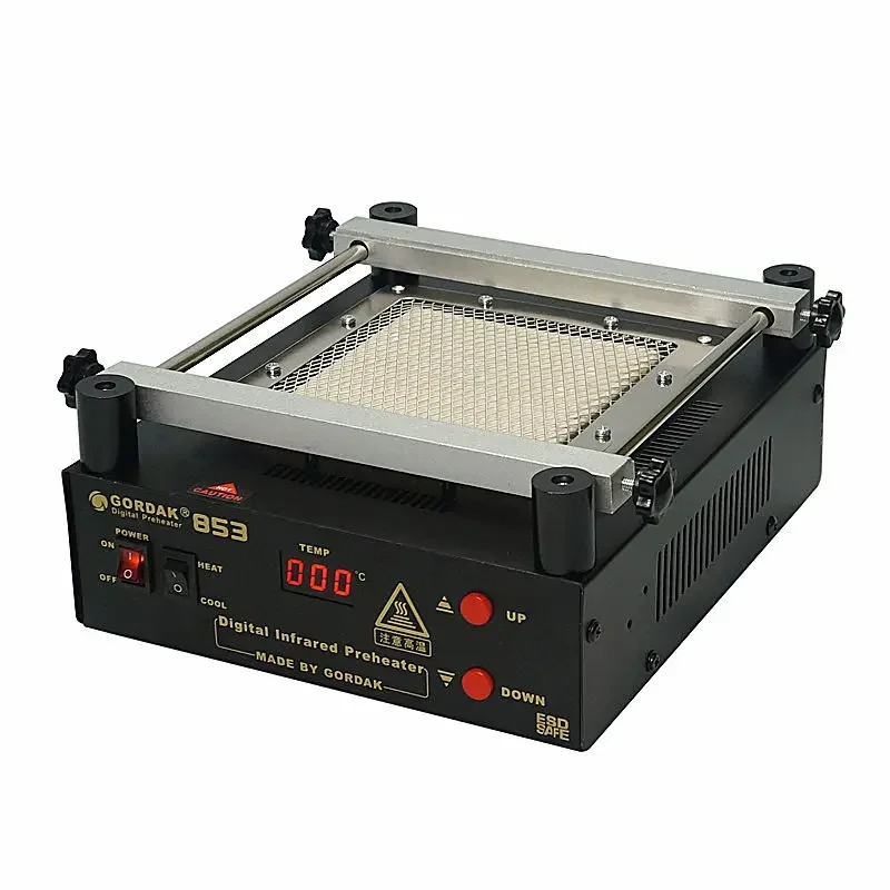 For Gordak 853 Bottom Heating Preheating Station PCB Preheater Soldering Station BGA Rework Station Phone Repair Tools  853A EU