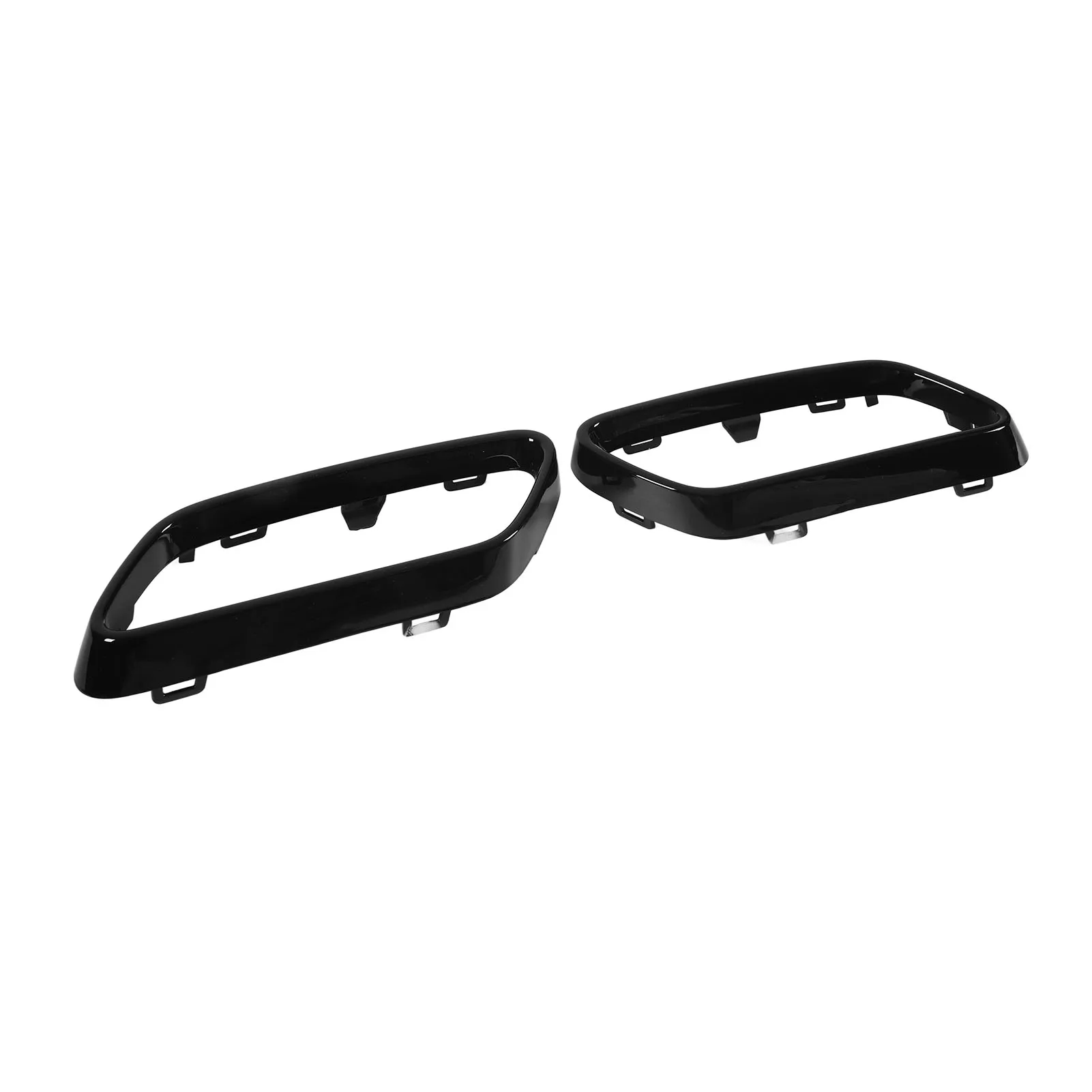 Exhaust Tip Cover Trims Bezel - Glossy Black, Replacement for Benz C‑Class W206 S206 AMG Line 2022 Onwards view 3