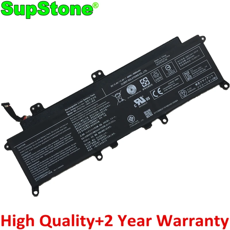 

SupStone New PA5278U-1BRS Laptop Battery For Toshiba Portege X30-D-11U X30-E-10U X30-F-10N Tecra X40-D-10R X40-F-BTO X40-E-18G