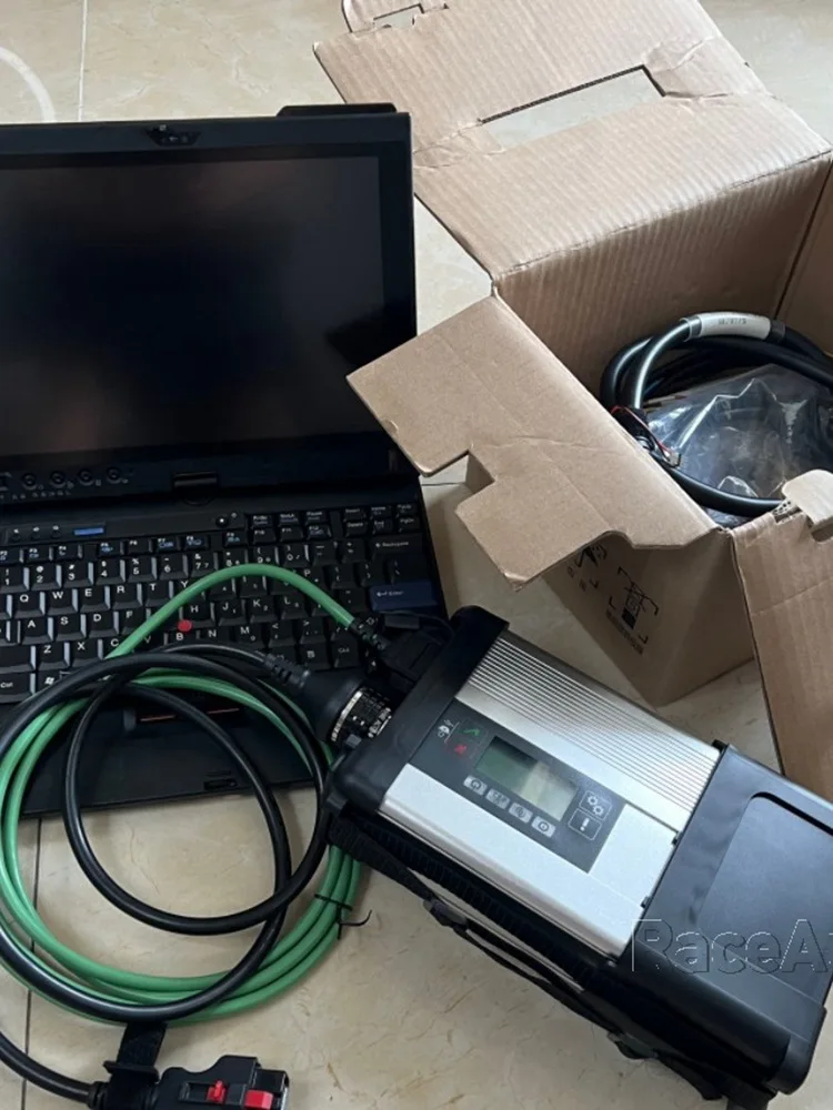 OBD2 diagnosis tool MB star c5 sd connect 2024.12V software install in 90% New laptop x201 i7 cpu 8gb ram Full Set ready to work