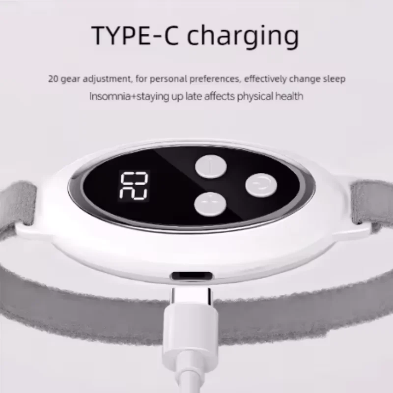 New Microcurrent Sleep Aid Device EMS Sleep Aid Machine Sleep Instrument for Insomnia Stress Anxiety Relief Palm Pulse Massager - view 3