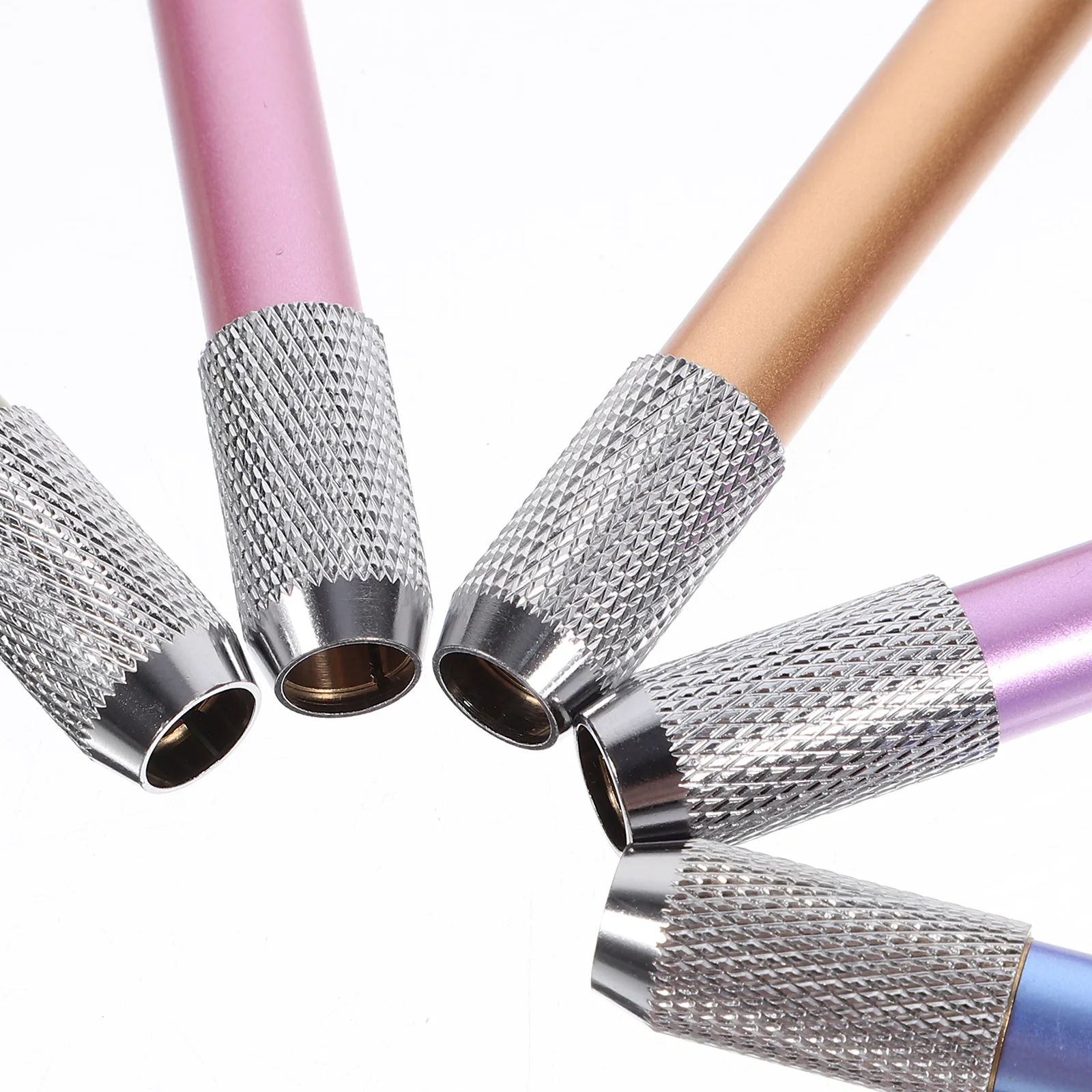 

5 Pcs Office Supplies Pencil Extender Pencils Colored Metal Drawing Extenders Extension Holder