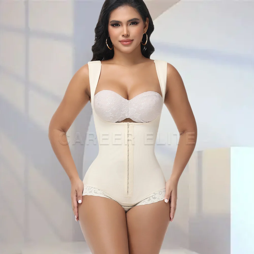 

Fajas Colombianas Moldeadoras Woman Girdles Thongs Bodysuit Shapewear Waist Trainer Tummy Control Underwear Flat Belly Corset