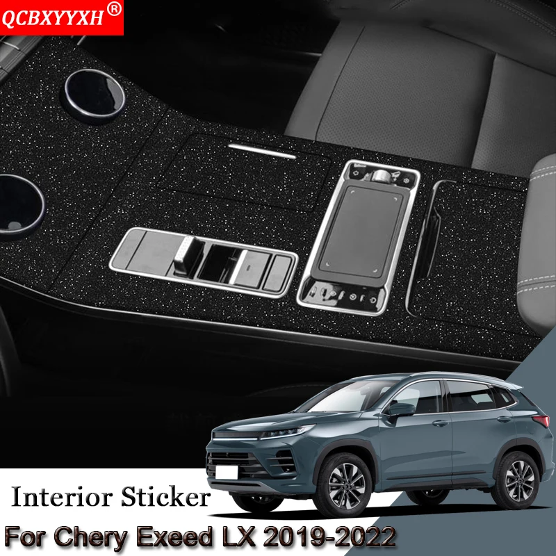 

Car Interior Sticker Fit For Chery Exeed LX 2019-2022 Center Console Panel Sticker Lifting Window Panel Gear Box Protective Film