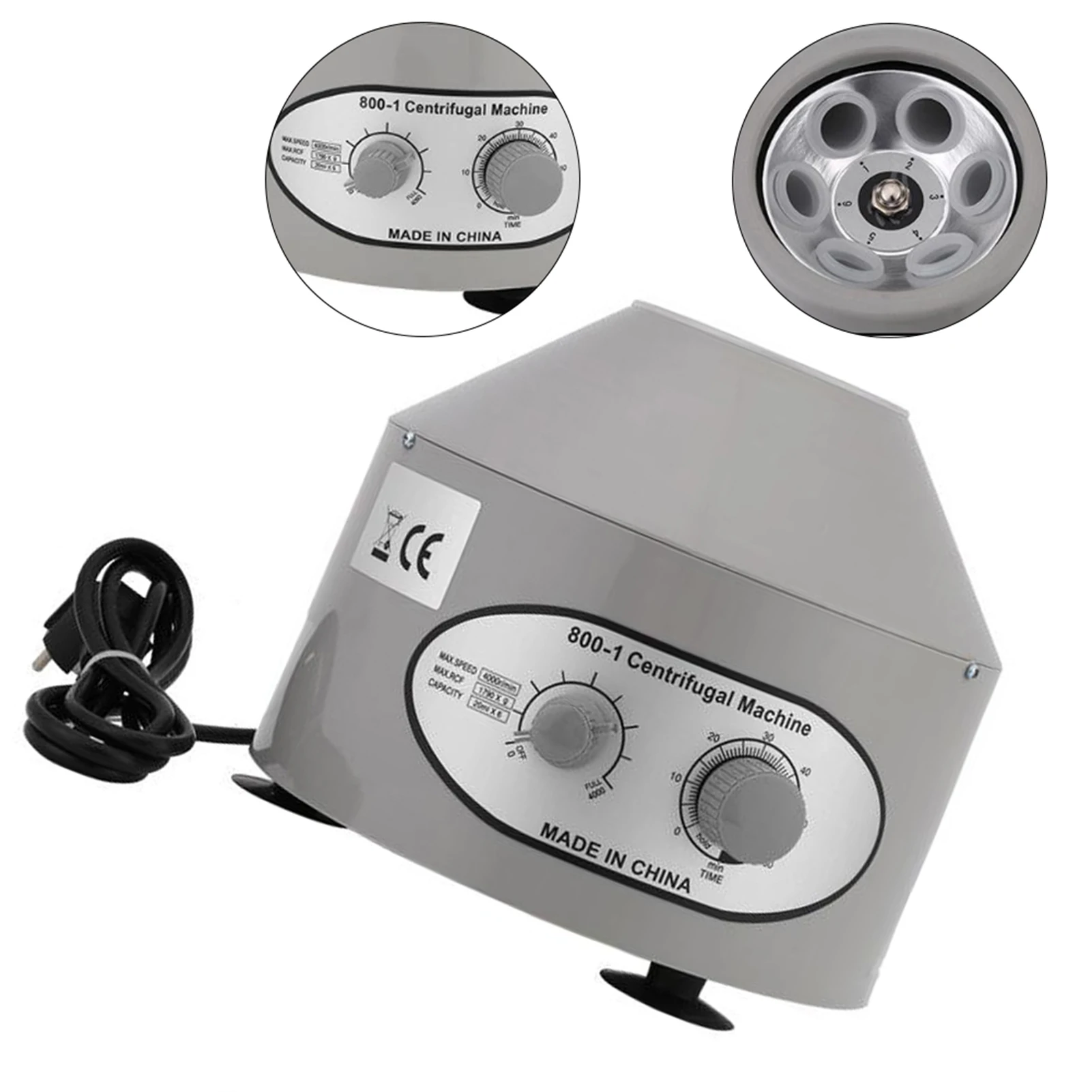 Desktop elektrische Zentrifuge Labor praxis 4000 U/min 6x20ml Zentrifuge elektrische Zentrifuge